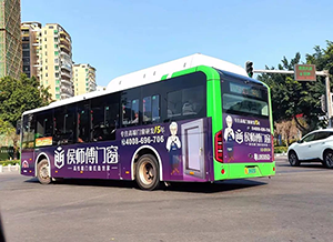 惠州公交車廣告價格多少錢？惠州公交車體廣告家裝建材案例